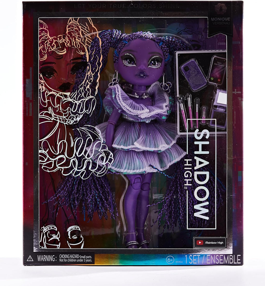 Purple Fashion Doll with 10+ Colorful Play Accessories R10452