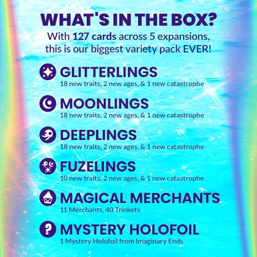 Imaginary Ends Expansion Holofoils Gold Pack Strategy Game Z3521