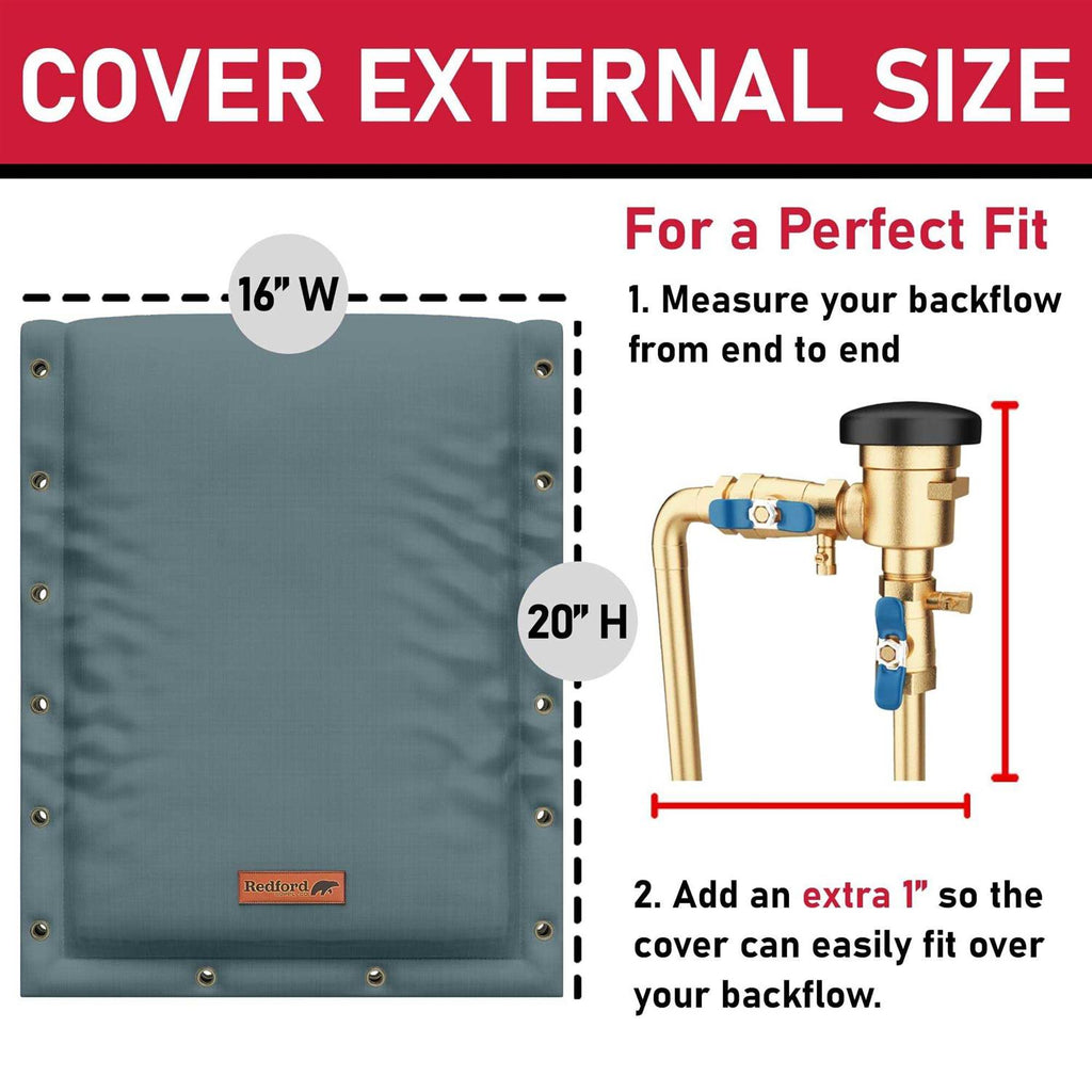 Cold Snap In-Wall 3-Way Opening Custom Double Wall Backflow Preventer Insulation Cover H499609
