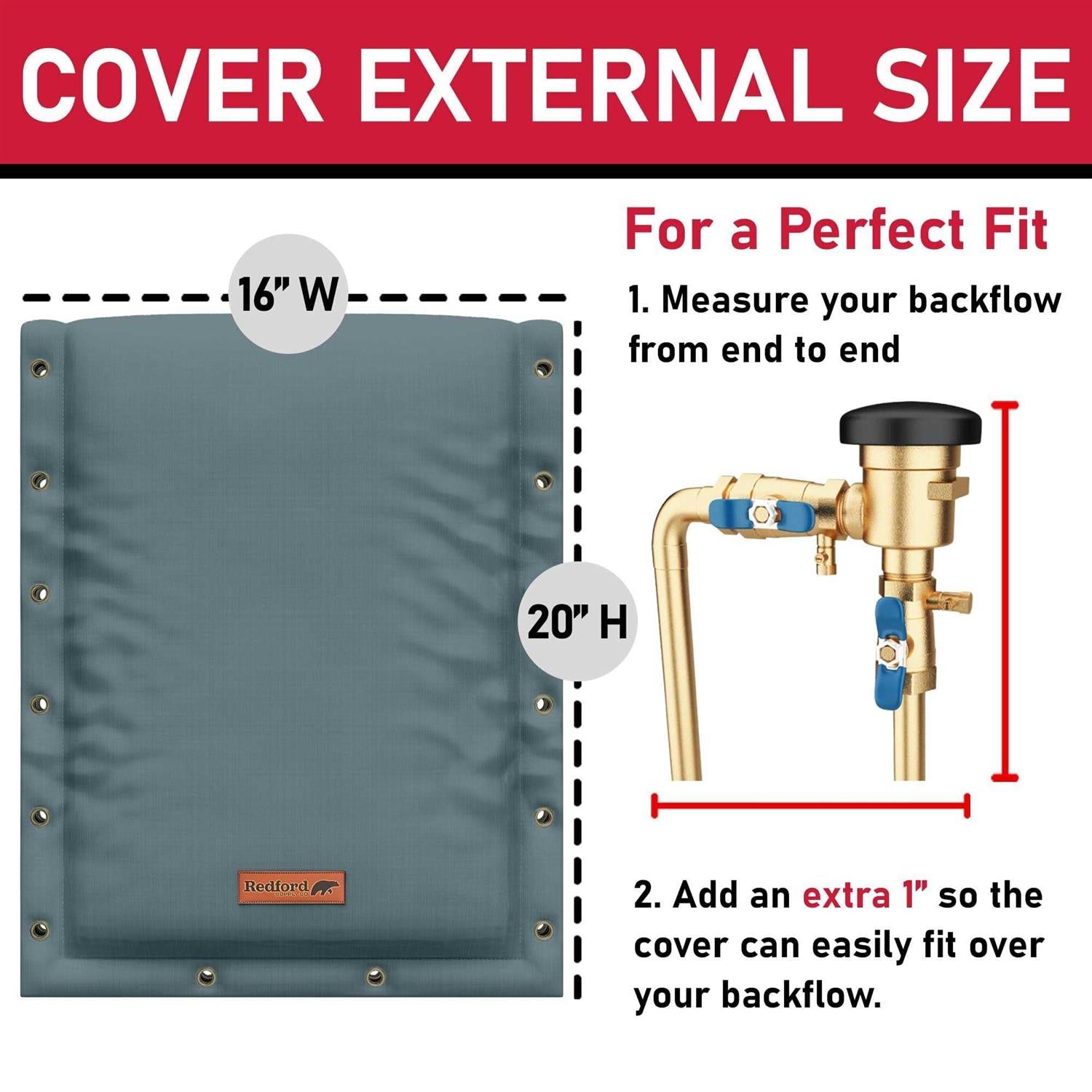 Cold Snap In-Wall 3-Way Opening Custom Double Wall Backflow Preventer Insulation Cover H499609
