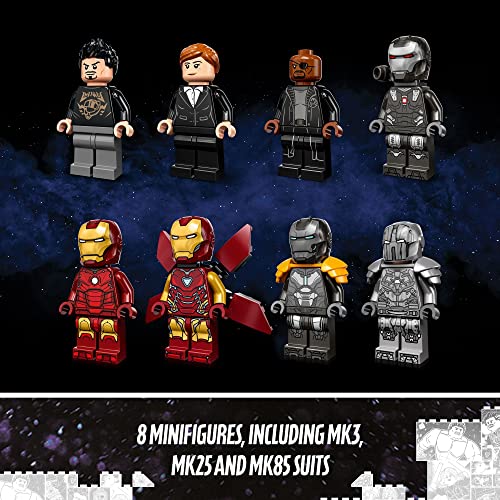 Lego Marvel Iron Man Armory Toy Building Set 76216 D789