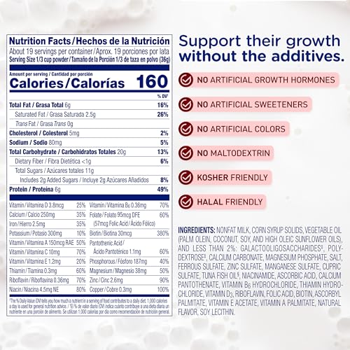 Toddler Nutritional Drink, Non-GMO Milk Powder, 24 Oz E257460