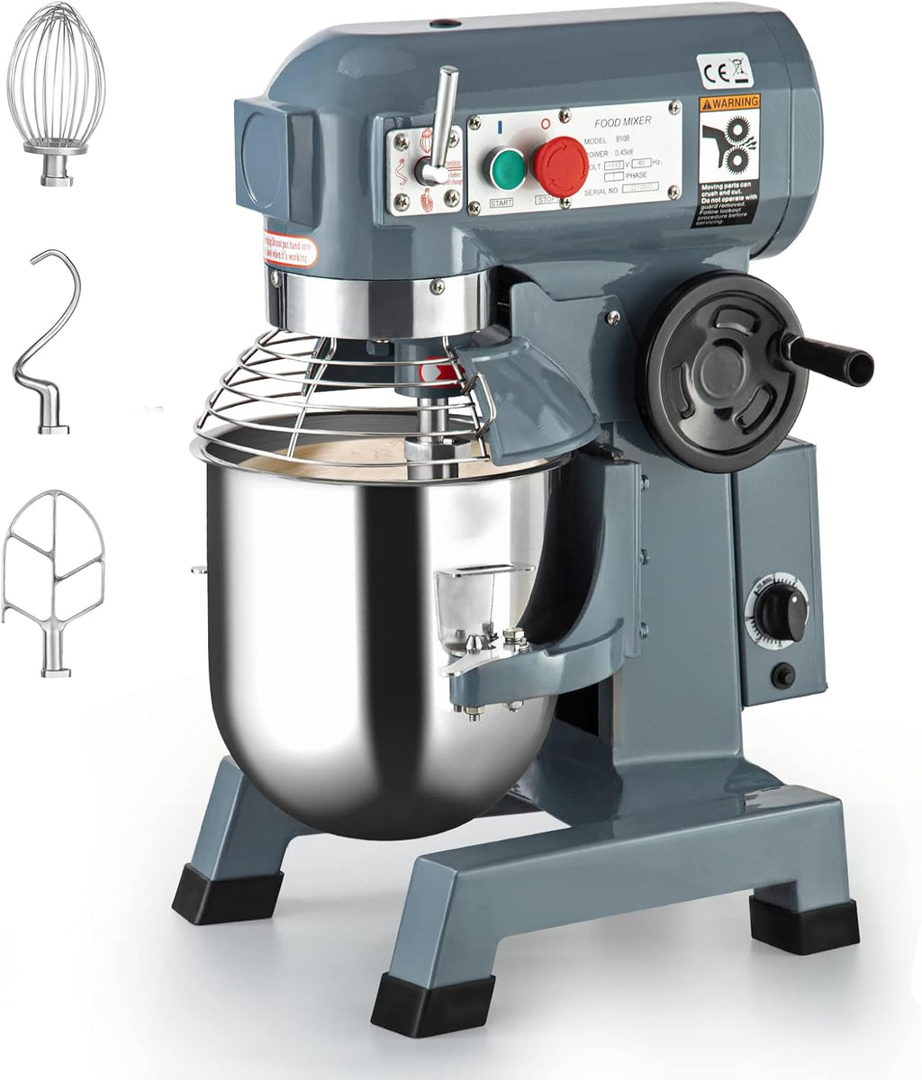 15QT 600W 110V 3 Speeds Adjustable Stand Mixer with Stainless Steel Bowl S7926