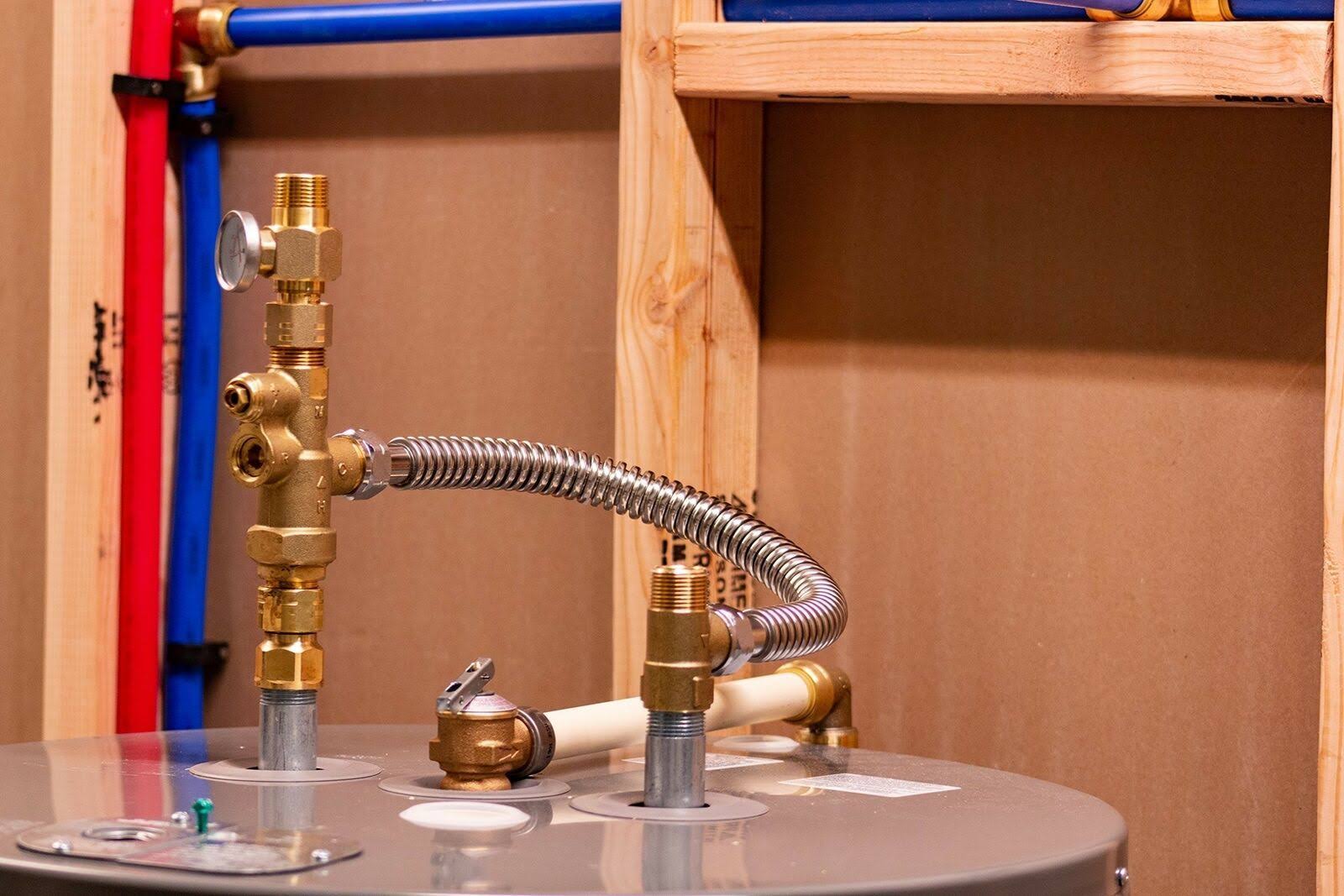 Water Heater Tank Booster Pro with Temperature Gauge U541