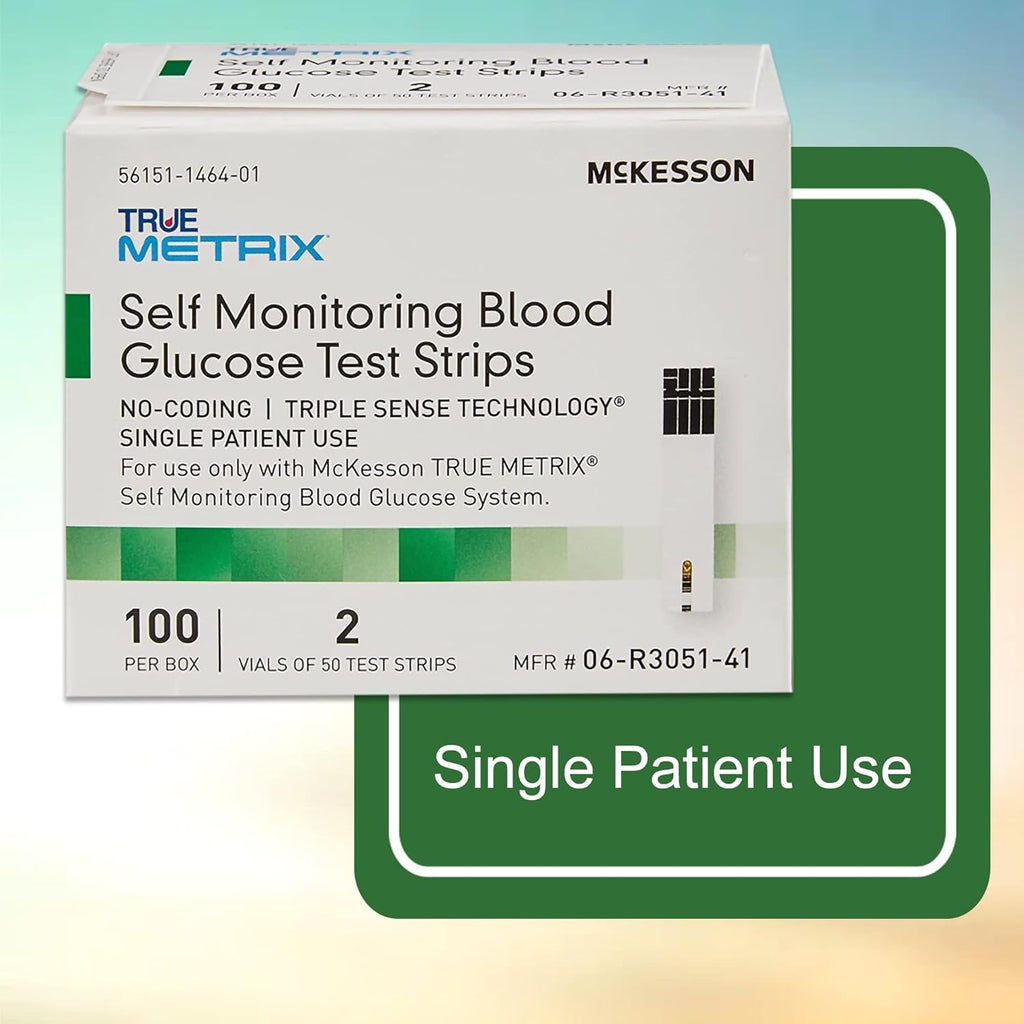 Blood Glucose Test Strip, Box of 100 J518510