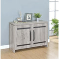 Grey Driftwood 2-door Accent Cabinet X5899