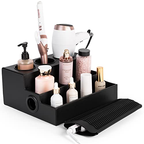 Hair Tool Organizer, 12” x 10.5”, 3 Tier, Silicone Mat D1826