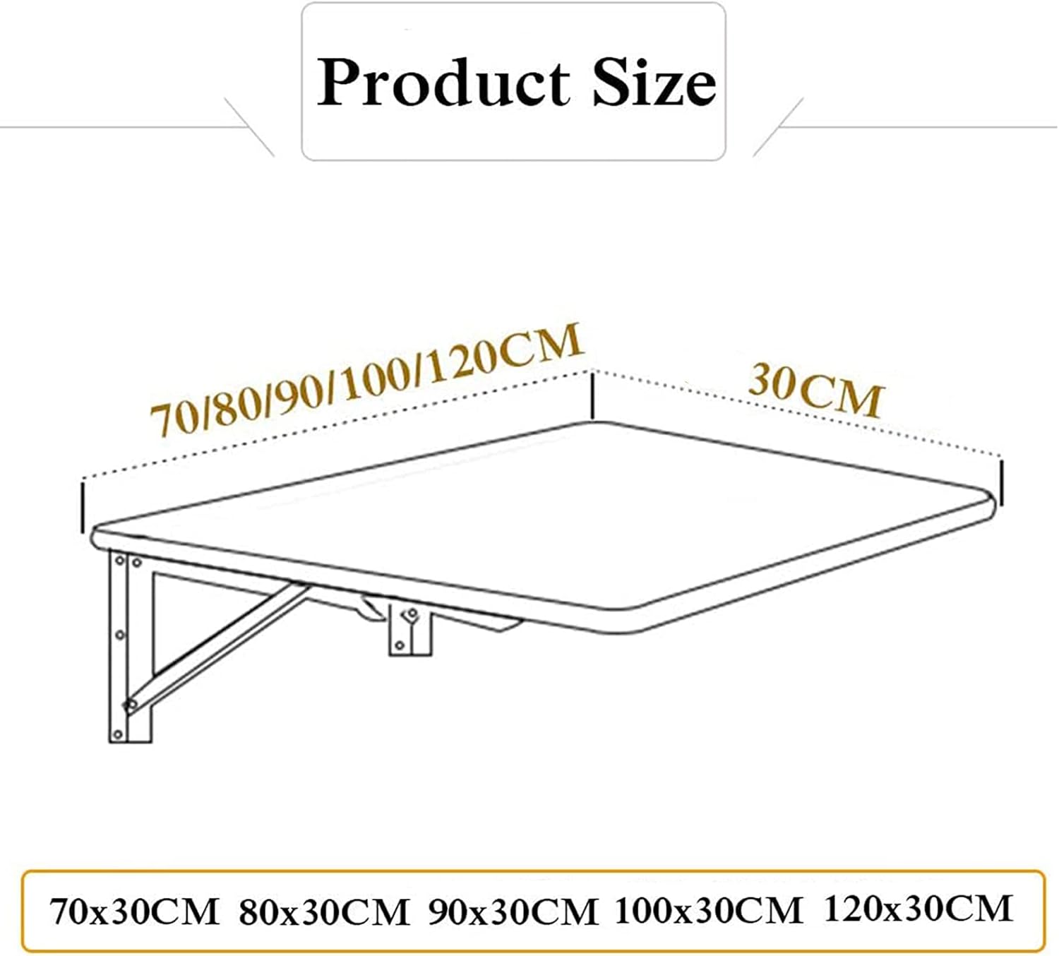 Wall Mounted Fold Down Desk Y4957