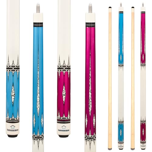 58 inch Pool Cue Stick with 13mm Fiber Leather tip 20oz D656617