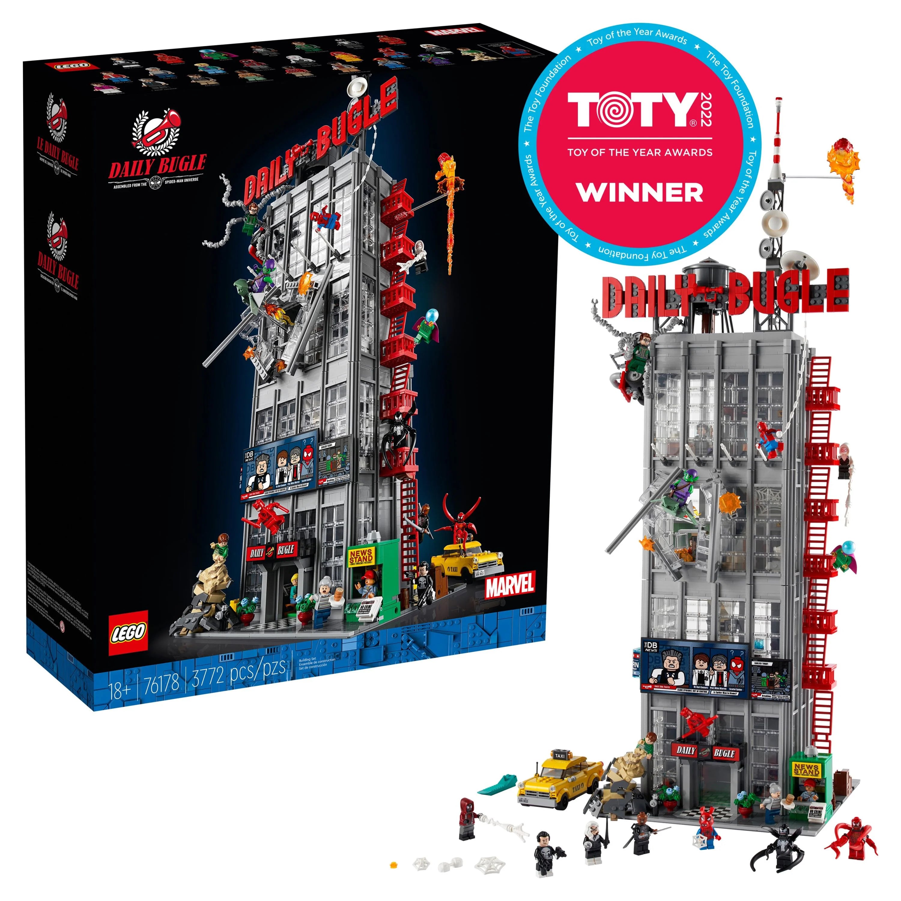 LEGO Marvel Spider-Man Daily Bugle Building Set with 25 Minifigures K29320
