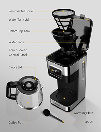 10-Cup Programmable Silver Coffee Maker X75857