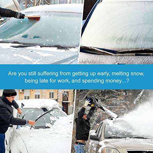 600D Heavy Duty Car Windshield Snow Cover (76 x 49 inches) Y980977