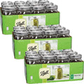 Wide Mouth Quart (32 oz) Jars with Lids and Bands (3 Pack of 12) M797934