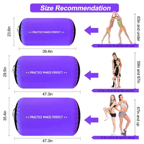 Inflatable Gymnastics Air Mat Tumbling Track with Air Barrel Octagon Mat with Pump B931249