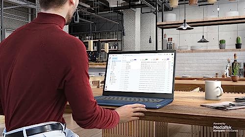 14'' FHD Touchscreen Chromebook, 8-Core MediaTek Kompanio 520 Processor, 4GB RAM, 64GB eMMC, Abyss Blue Q31968