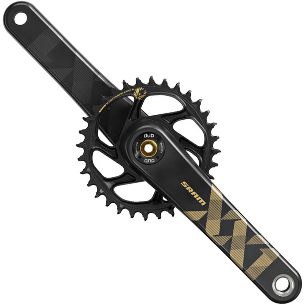 Gold 34t Carbon Crankset N2275
