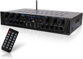 6 Channel 600 Watt Wireless Bluetooth Stereo Receiver Amplifier R744