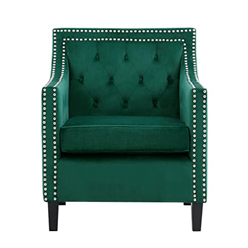 Navy Velvet Accent Chair K512