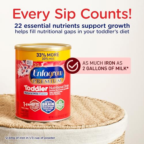 Toddler Nutritional Drink, Non-GMO Milk Powder, 24 Oz E257460