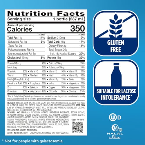 Milk Chocolate Nutrition Shake, 8 fl oz - 24 Pack R548169