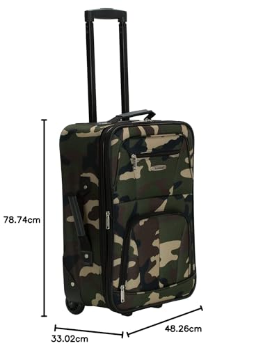 Black 4-Piece Softside Upright Luggage Set X691