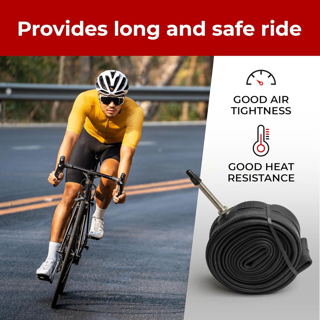 Bike Inner Tube 700x35c / 32c / 38c Presta Valve 48mm Pack of 2 A51559