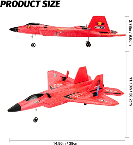 2.4Ghz 2 Channel Remote Control F22 RC Airplane Y39937