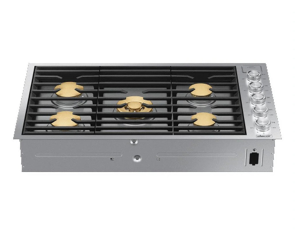 36" Wide Built-In Natural Gas Cooktop - Stainless Steel V574630