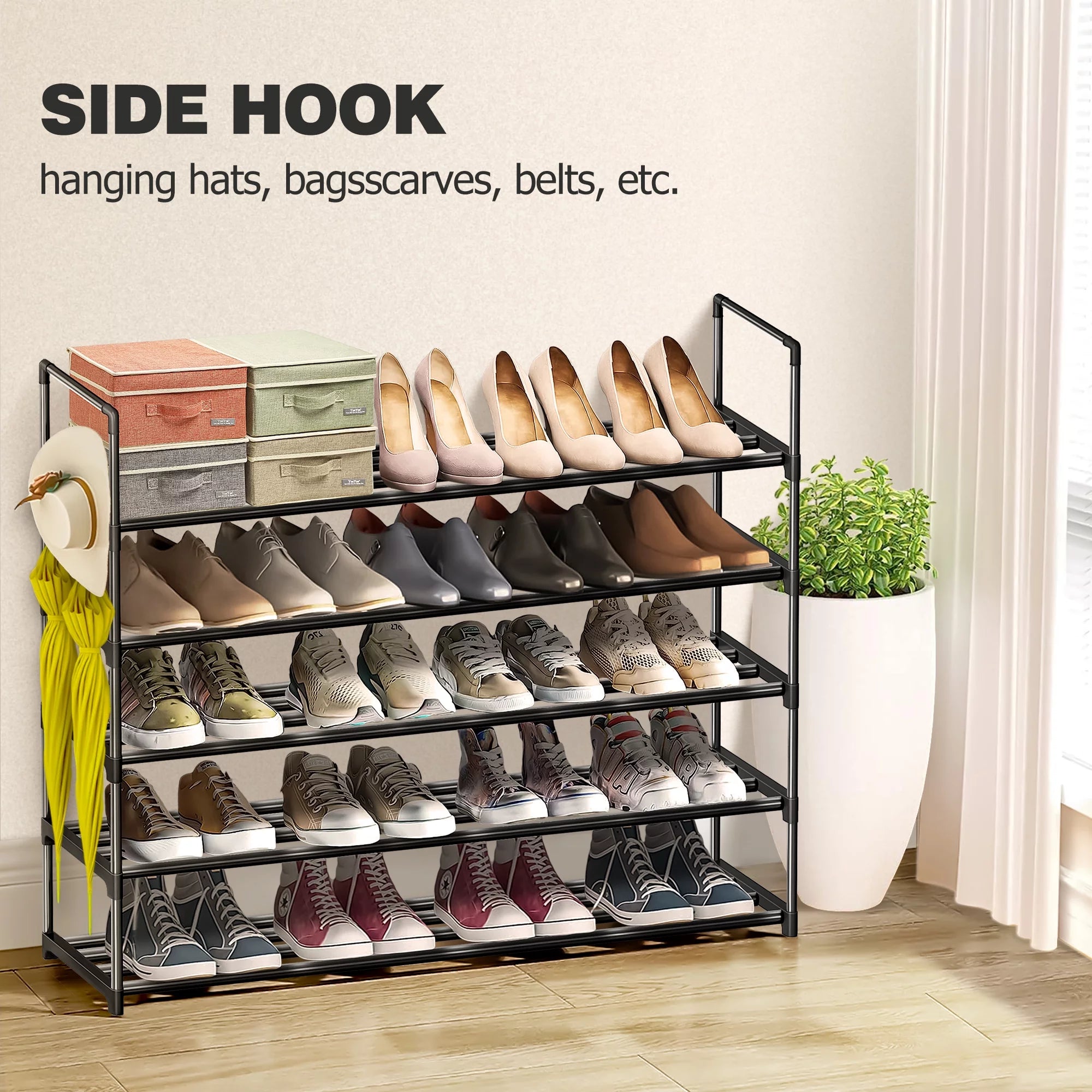 5-Tiers Stackable Shoe Rack G241204