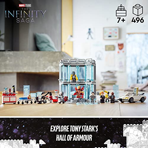 Lego Marvel Iron Man Armory Toy Building Set 76216 D789