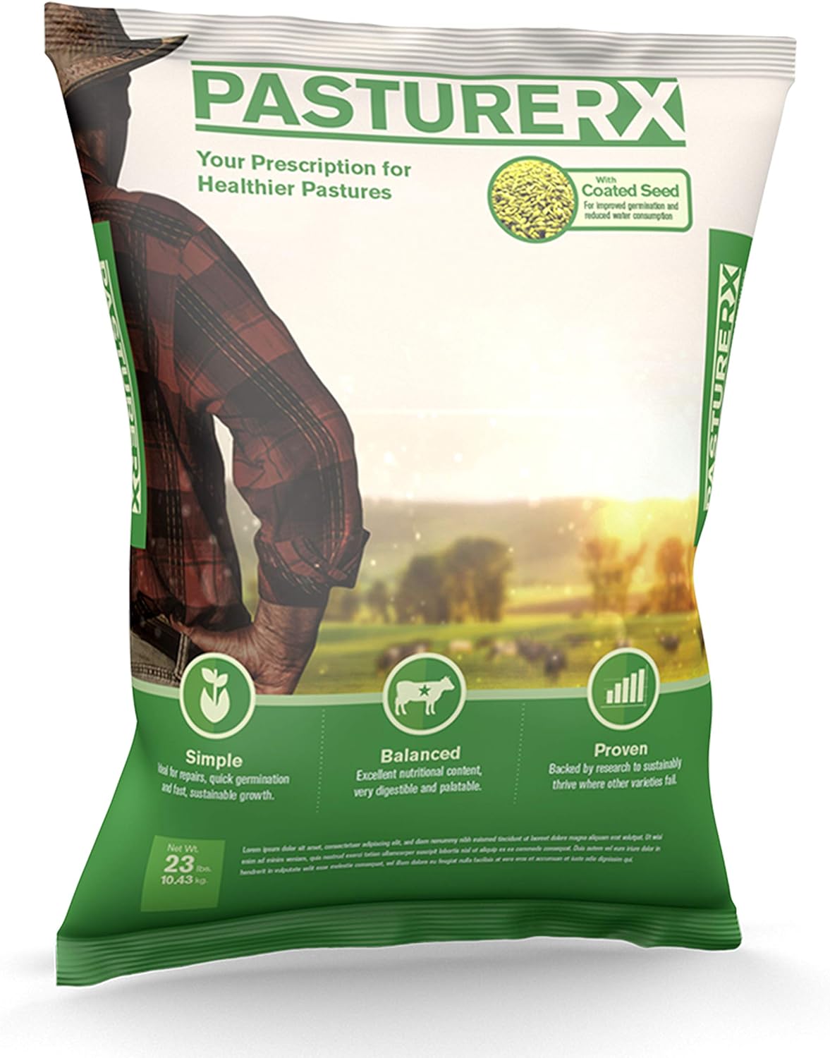 23 lbs. Grass and Forage Seed Mix A7231