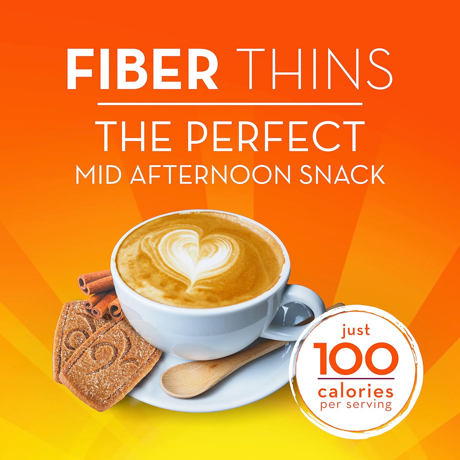 Cinnamon Spice Fiber Thins, 48 Servings J348