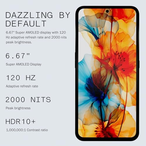 8+256GB Unlocked Smartphone with 50 MP Rear Camera, 6.67" Super AMOLED Display - Light Green K95866