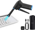 Cordless Air Duster Compressed Air Blower with Rechargeable 6000mAh Battery 40000 RPM Electric Dust Cleaner O533534