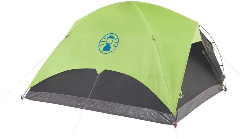 4/6 Person Dark Room Camping Tent with Screened Porch, Folding Beach Chair with Built in Drinks Cooler K35581