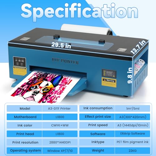 DTF Printer with Oven and Software J251