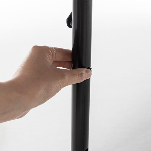 Black Half Folding Utility Table 6 Feet 72" x 29.5" Lightweight Portable A6402