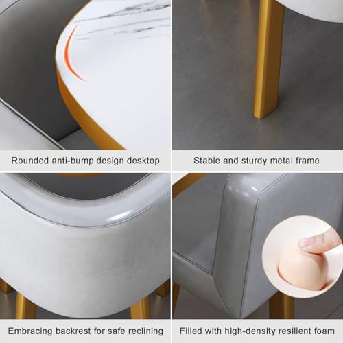Round Kitchen Table and Chairs Set for 4 I6449