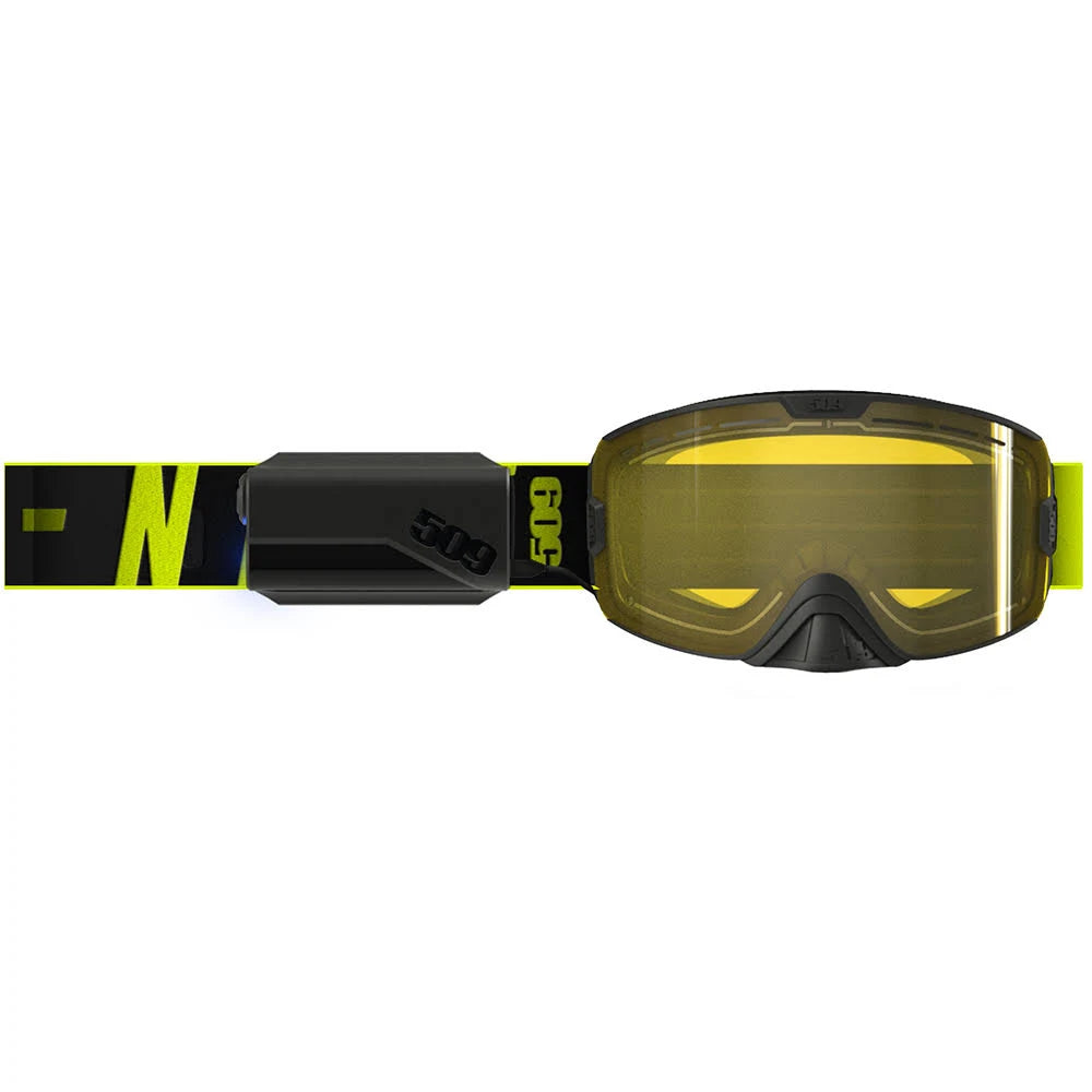 Hi-Vis Black Yellow Tint Heated Goggle X820026