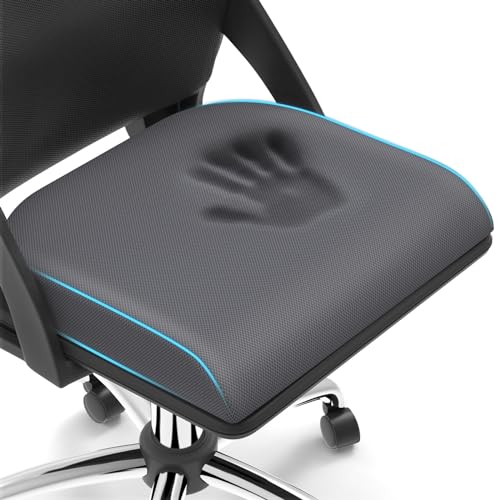 Large Seat Cushion, Soft Foam Cushion, Non-Slip Chair Pad (Grey) L906848