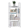 White 5 Tiers Tall Bookshelf V11895
