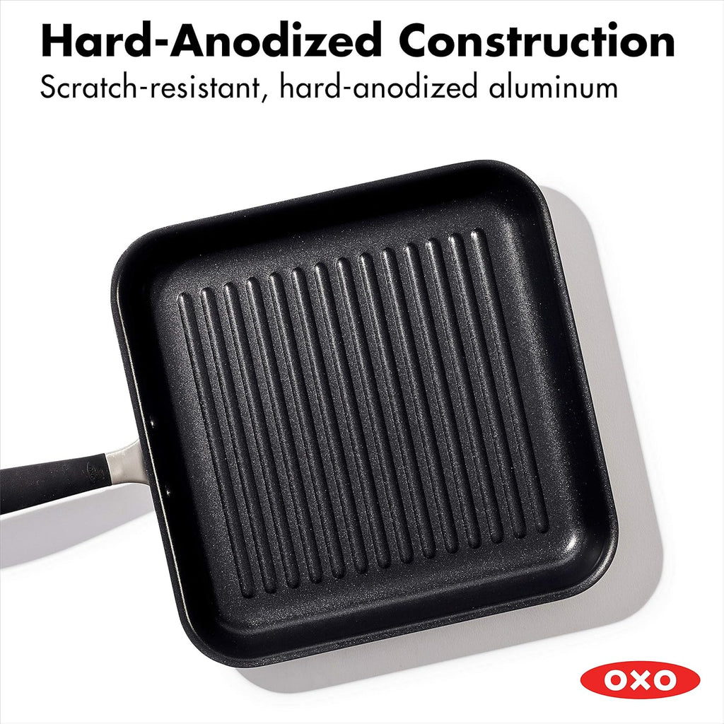 11" Square Nonstick Grill Pan with Stainless Steel Handle C888