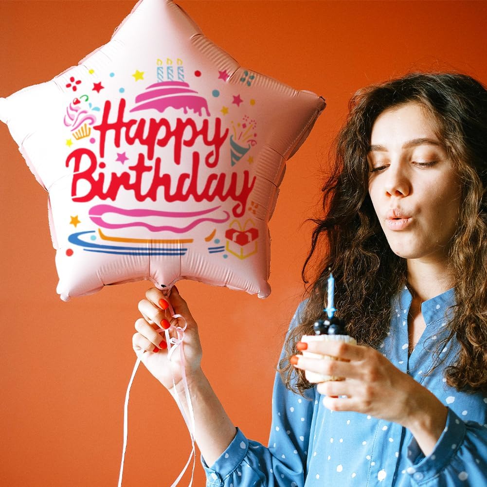 Reusable Birthday Cake Art Stencil for Painting W468