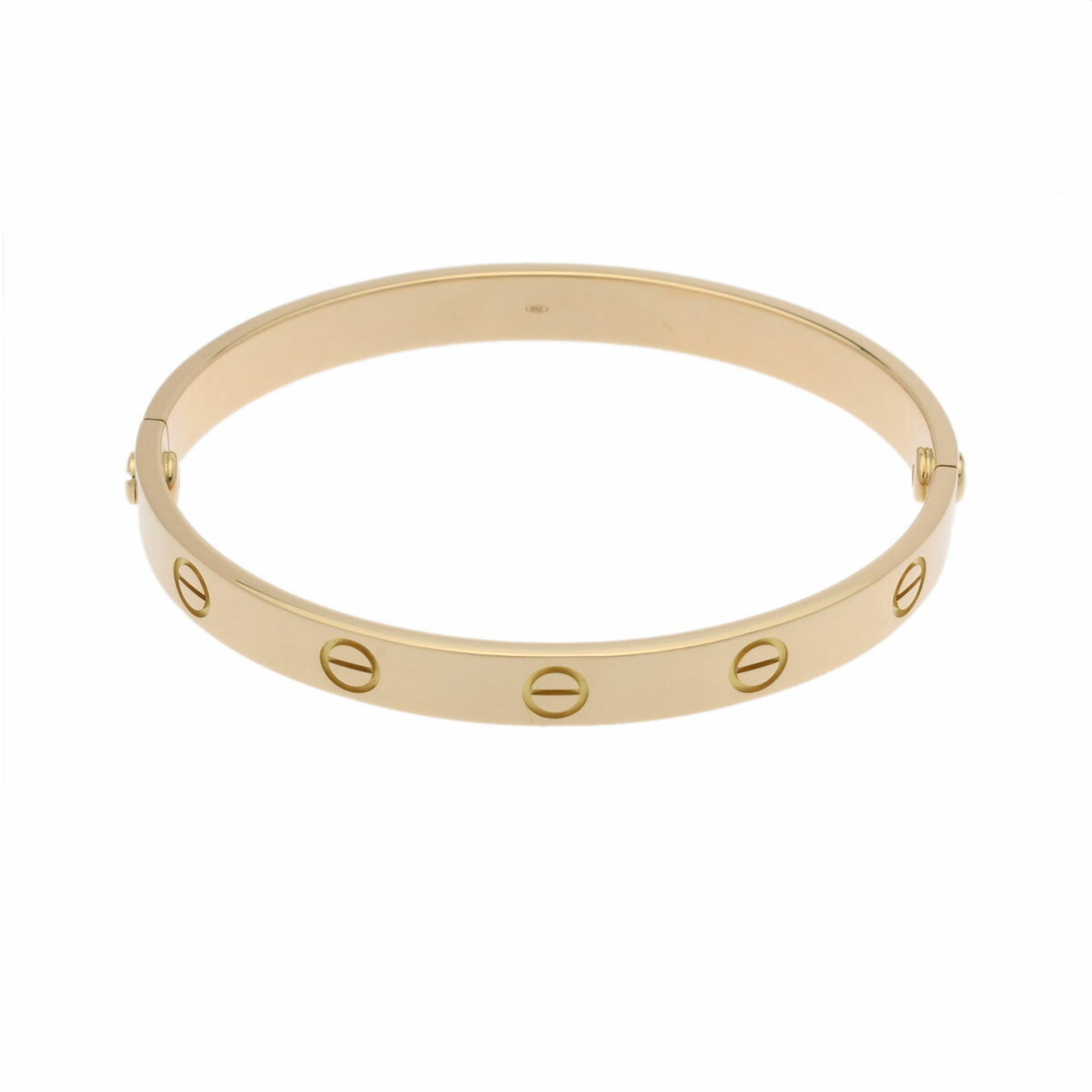 Pre-Owned K18 Yellow Gold Love Bracelet O4246