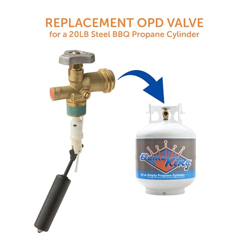 OPD Propane Tank Service Overfill Protection Valve for 20 LB Grill Cylinder Q47313