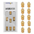 3D Printer Brass Nozzles Kit 0.4mm 0.6mm 0.8mm Pack of 8 A375157