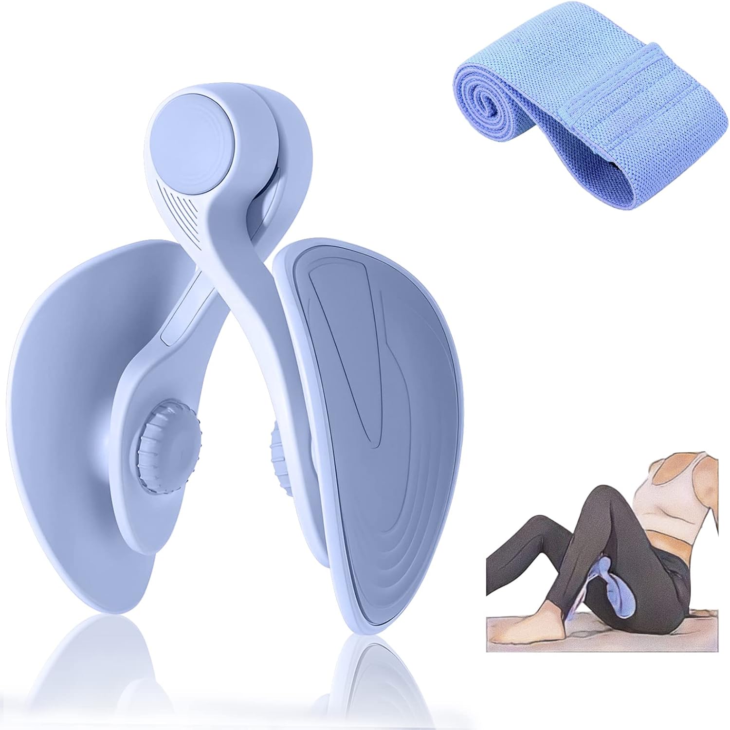 Leg Press Machine Thigh Master Hip Trainer Kegel Exerciser Pelvic Floor Trainer H44933