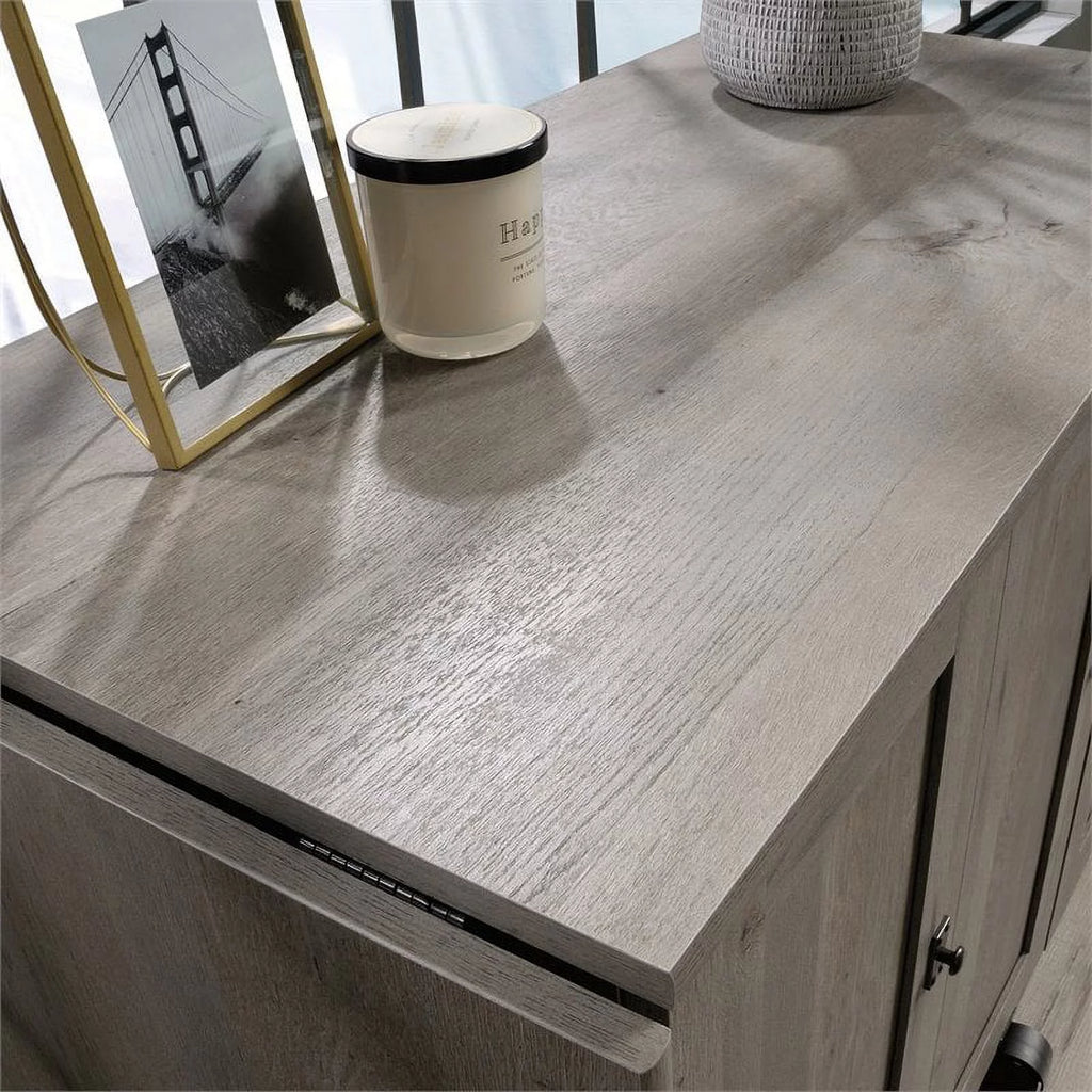 Contemporary Engineered Wood Sewing Craft Table in Oak Z629
