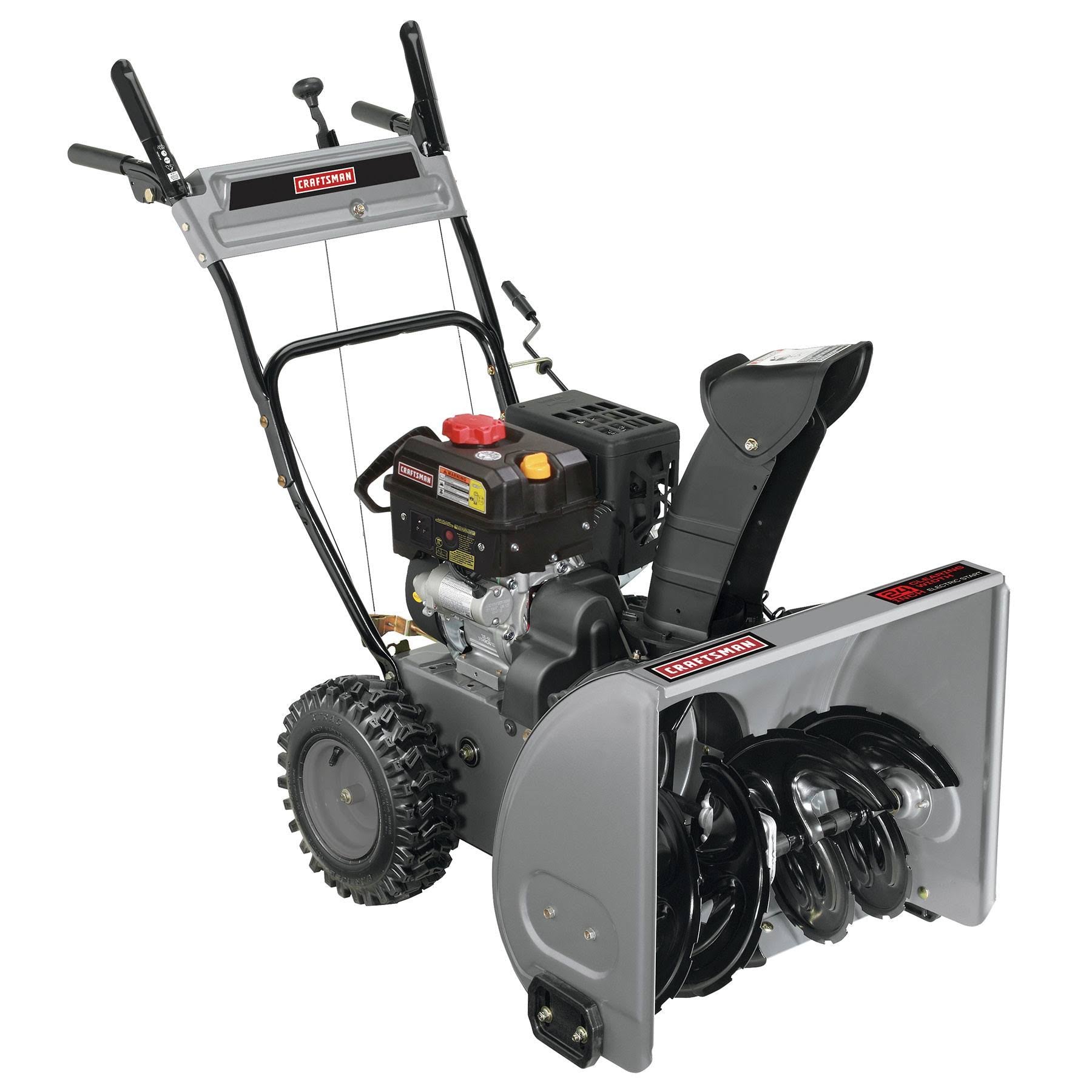 24x22 179cc Dual-Stage Snowblower Gray Black Z1543