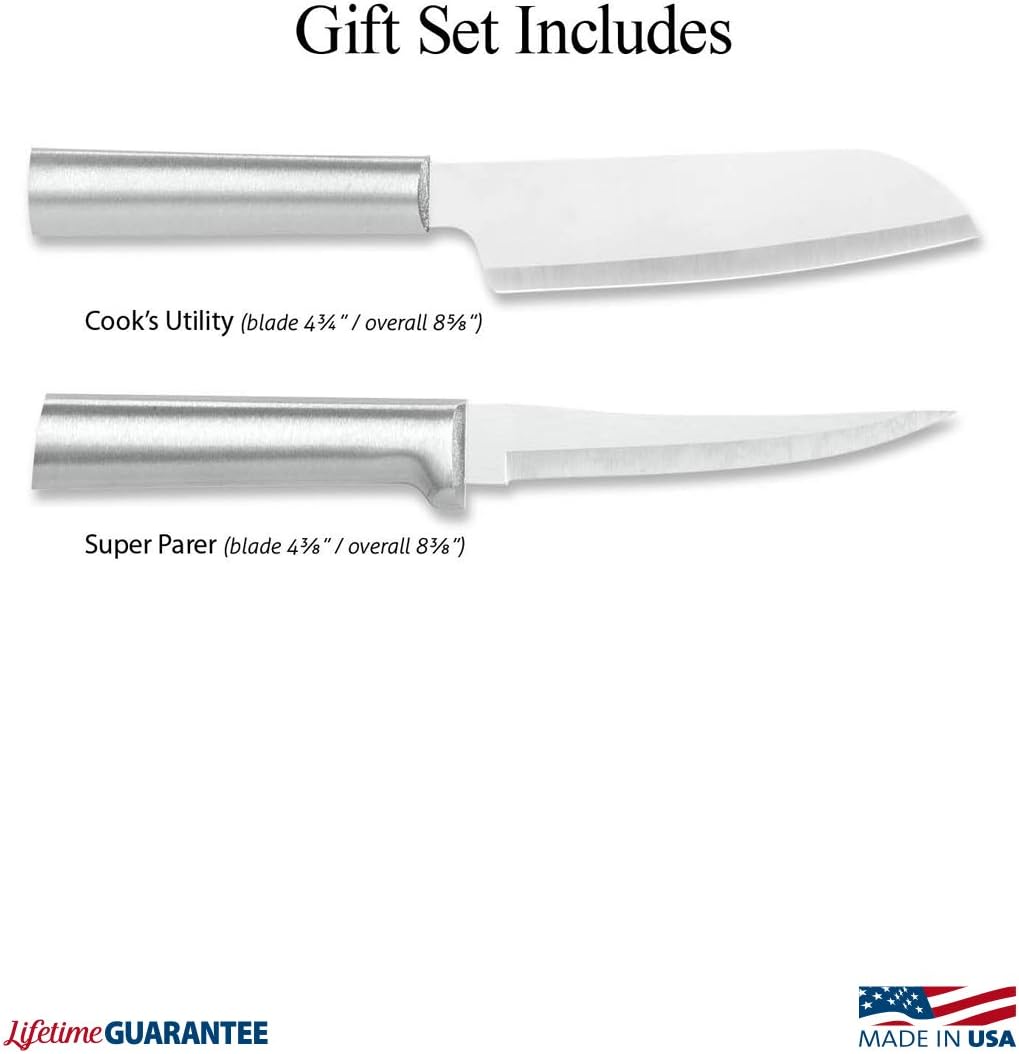 Two Piece Stainless Steel Knife Set, 8 Inches F83548